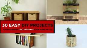 30 Easy DIY Projects For Beginners That Increase Your Home Value