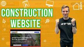 How We Designed A Construction Company's Website (Oosting Construction)