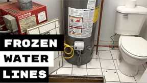PLUMBING REPAIRS | NO HOT WATER | FROZEN LINE