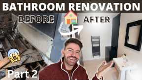 BATHROOM MAKEOVER! Simple design with Storage | Victorian Home Renovation | Mr Carrington