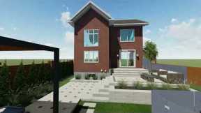 Backyard Landscape design I Swimming Pool design l Back yard Sitting l Outdoor Sitting