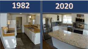 Living In A Remodel - Small Kitchen Renovation Timelapse