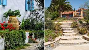 Mediterranean Garden Ideas 2022 | Mediterranean Landscaping Front Yard and Backyard Ideas