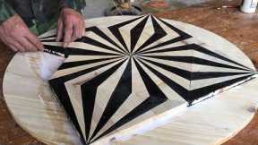 DIY Woodworking Projects - DIY How to Build a Round Outdoor Dining Table