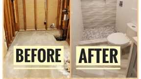 2 DAY BATHROOM REMODEL - Bath tub into a shower