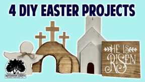 How to Make 4 DIY Easter Decorations // Easy Woodworking Projects