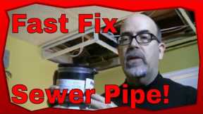 How to Repair A Cast Iron Sewer Drain Line With Fernco Couplings