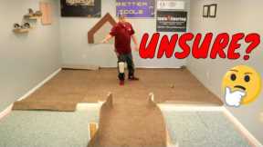 How to measure ,cut and layout carpet