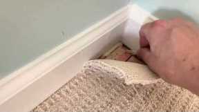 Pattern carpet installation. Daily grind.