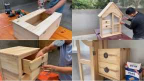 4 DIY Woodworking Projects You Can't Miss // Build Useful Household Furniture From Pallet Wood