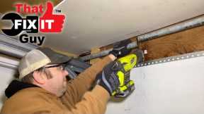 OLD GALVANIZED WATER PIPE CRACKED!...Replaced The Old Water Line With Pex Pipe