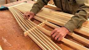 Artistic Coffee Chairs Skilled Woodworkers Crafting Bentwood Masterpieces  Bending Wood Projects