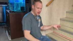 Carpet installation on steps