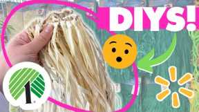 *GENIUS* Dollar Tree DIYs & Decor Ideas 2023 | Using RANDOM Walmart craft items from a subscriber!😮