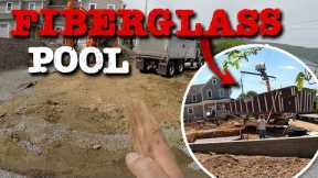 It's Time For The Pool! Fiberglass Pool & Patio Install | Part 2