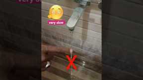 how to clean bathroom water pipe line #shorts #youtubeshorts #plumbing #plumber