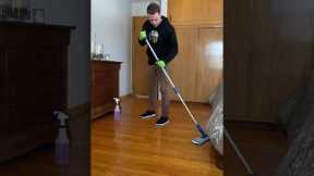 How I Like To Clean Wood Floors with Ecolab Scientific Clean products #sponsored #HomeDepotPartner