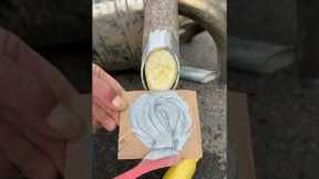 Repair leaking water pipes with special glue