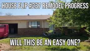 Trash Out and Remodel Progress on House Flip #237