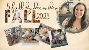5 Fall Inspired DIY Home Decor Projects | Pumpkins, Scarecrows & Sunflowers | Get Inspired Fall 2023