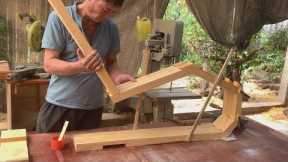 Craftsman's Ultimate Wood matching Tips // How To Make A Unique Style Relaxation Chair