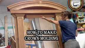 Woodworking Projects || How To Make Custom Crown Molding