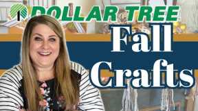 5 Dollar Tree Craft Projects for Fall Decorating! DIY Ideas and Tips for Autumn Decorations!
