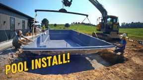 Swimming Pool Install Timelapse!