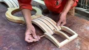One Of The Most Interesting And Unique Designs You Will Ever See // Giant Homemade Wooden Wristwatch