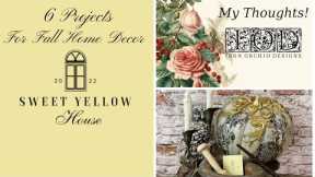 6 More Fall Projects & A Chat #homedecor #diy #falldecor