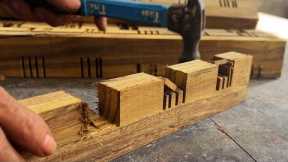 DIY Wood Projects // Creative Reading Table and Stool