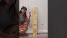 EASY Beginner DIY project! A skinny bench! 🤯 #ad #dixiebellepaint #woodworking #diyprojects