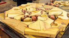 Recycle Waste Wood to Make Coffee Table // DIY Waste Wood Projects