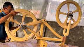 Amazing DIY Woodworking Projects // How to Make a Sturdy WOODEN BIKE