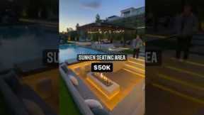 Are these 3 pricey features worth it? 🤔💰#shorts #landscapedesign #luxuryhomes #pool #backyard