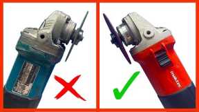 The secret revealed! The plumber's genius angle grinding technique