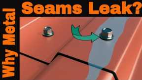 How to Repair a Flat Roof leak- Why METAL ROOF SEAMS LEAK - Super Silicone Seal