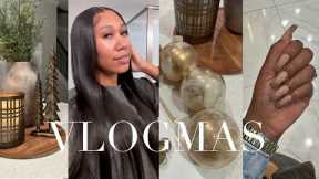 VLOGMAS | MORE DIY PROJECTS, NEW HAIR, NEW NAILS,  PREPPING TO DECORATE + MORE | BROOKE KENNEDY