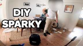 DIY Electrician works LIVE