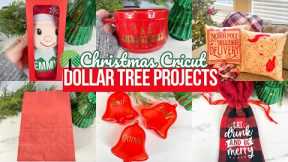 CHRISTMAS DOLLAR TREE CRICUT PROJECTS + DIY GIFT IDEAS ON A BUDGET 2023