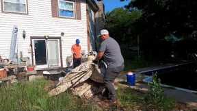 POOL TRANSFORMATION For FOSTER MOM With CANCER
