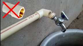 Most Plumbers Don't Know This Secret Trick On How To Repair Broken Bathroom Faucet.