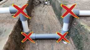 Save Cost 99%! The Plumber's Secret to Connecting Water Pipes Without Buying Elbows - plumber secret