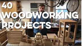 40 Woodworking Projects That Sell! (DIY PROJECTS)