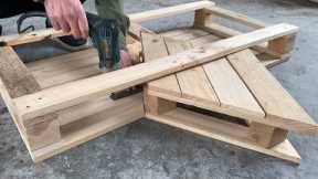 Inspiring Diy Wood Pallet Projects - Pallet Chairs Combine Rich Diamond Shaped Plant Pots