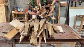 From Scrap Wood Pallets Turned Into Wonderful Works // Creative Woodworking