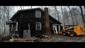 99 Projects is LIVE! The start of a loft in the abandoned cabin!