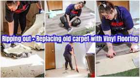 NEW HOME REFRESH // RIPPING UP CARPET // DIY HOME PROJECTS UPDATES ON A BUDGET // KIMI COPE