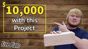 Make Money Woodworking. Beginners Woodworking Project.
