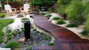 UNIQUE! COASTAL STYLE GARDEN LANDSCAPE DESIGN | GARDENING AND LANDSCAPING SEASIDE BEACH GARDEN IDEAS
